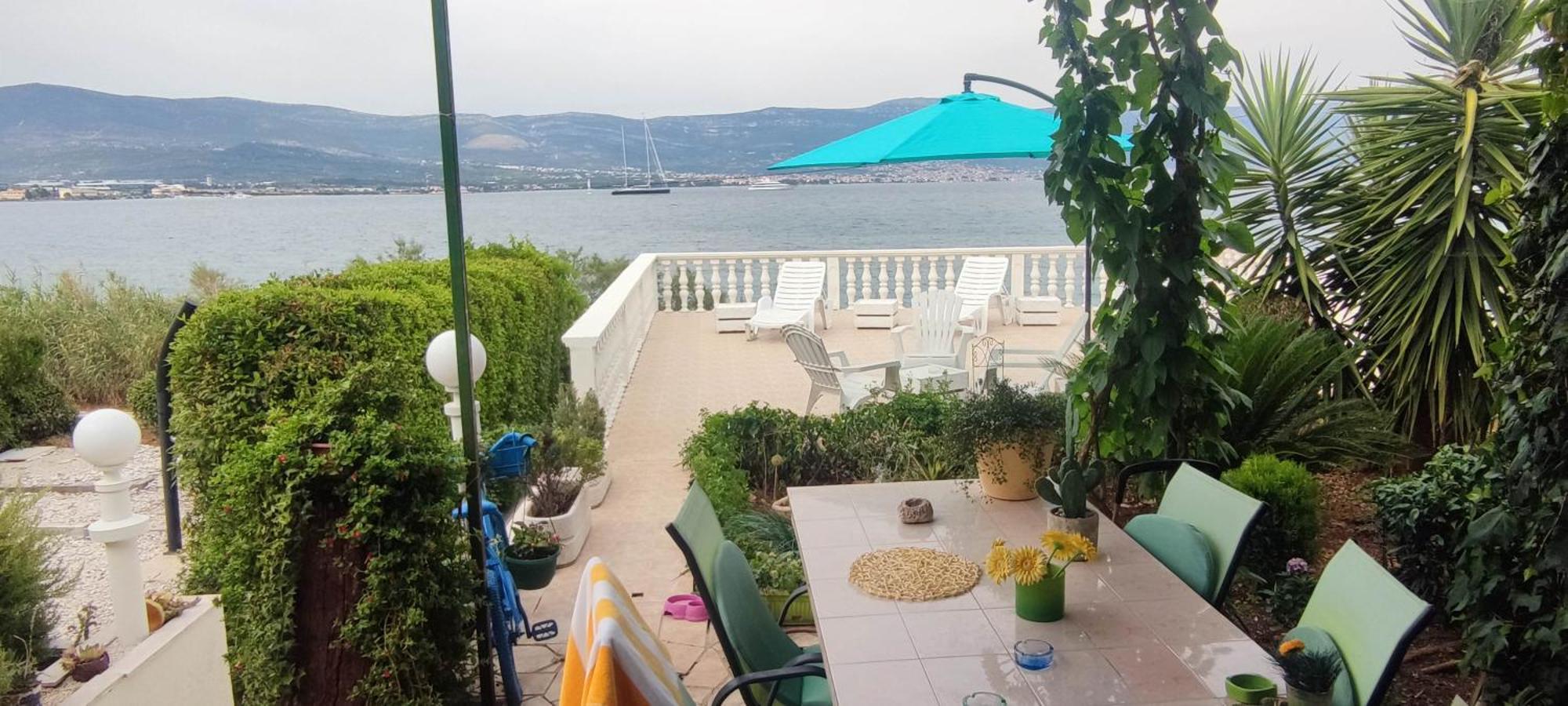 Villa Fjaba - By The Sea - With The Big Terraces & Great Sea View Trogir Exterior photo